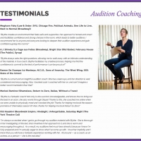 Blythe Auffarth, Global Audition Coaching